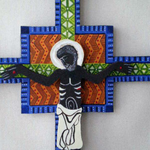 African Wooden Crucifix