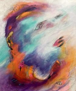 intuitive abstract painting penetrating breath