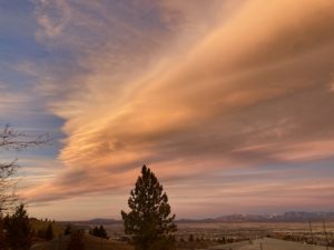 sunset over helena montana