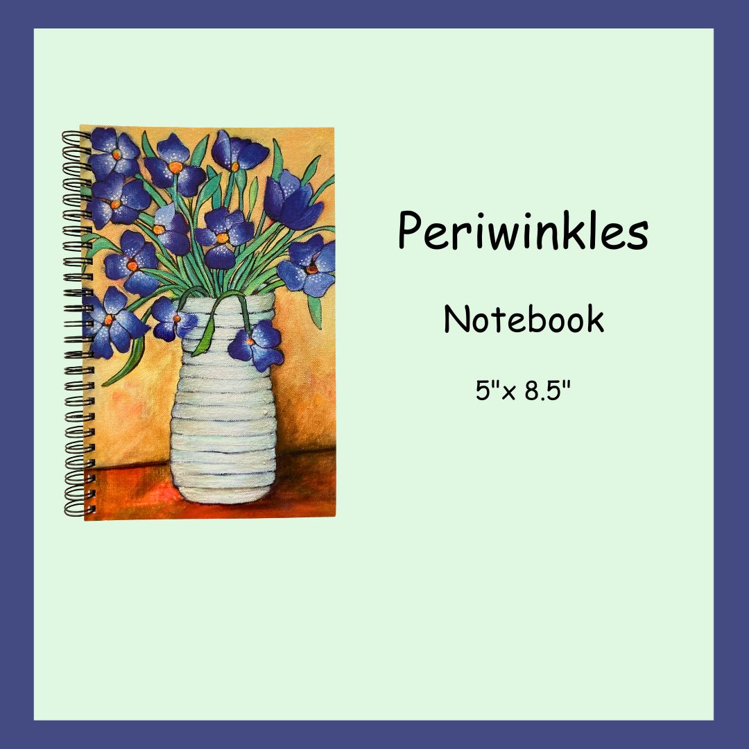 Floral Spiral Notebooks – Glossy Cover - Image 2